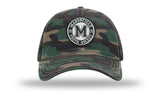 Marshfield Youth Hockey Unstructured Trucker Hat - Camo