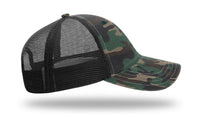 Marshfield Youth Hockey Unstructured Trucker Hat - Camo